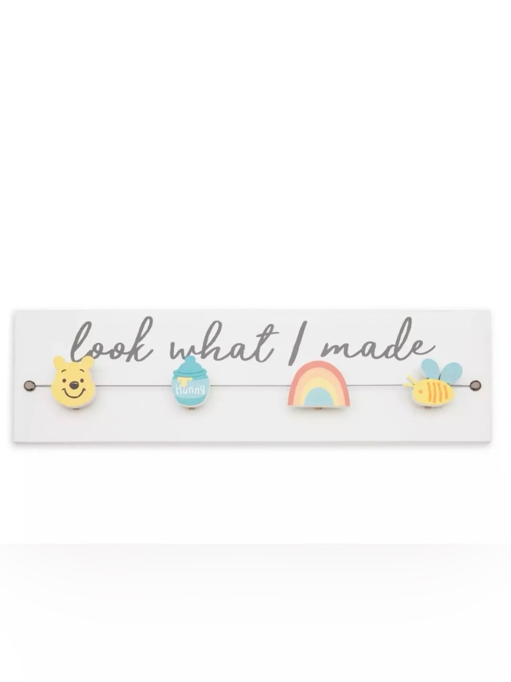 New•Disney Parks Winnie The Pooh “Look What I Made” Wall Display Board.
